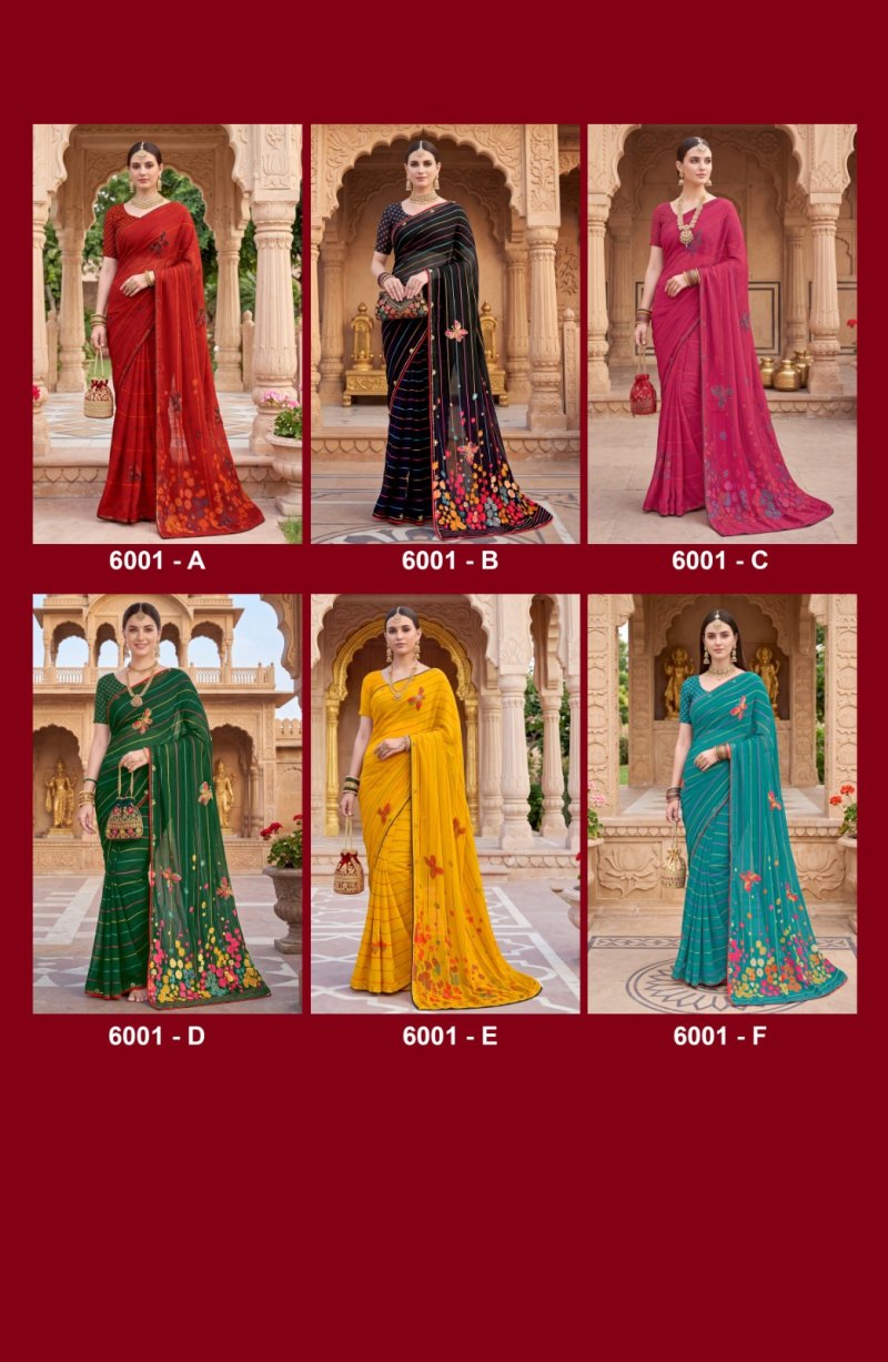 Suhani Vol 6 By Vallabhi Weightless Printed Saree